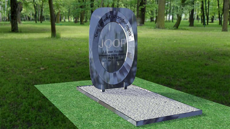 3d ontwerp RVS gedenkteken Joop