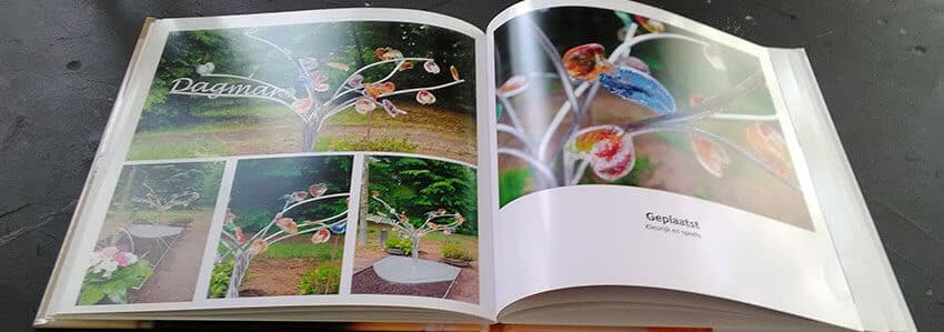 boekje glazen grafmonument