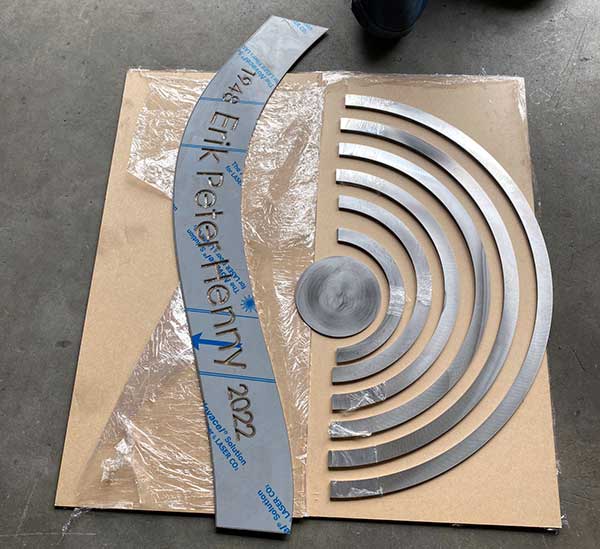 RVS snijwerk grafzerk Erik Peter