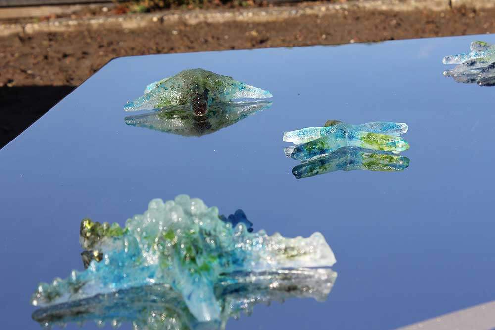 Grafkunst zeesterren RVS grafmonument