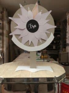 mockup kindergraf met te hoge poot