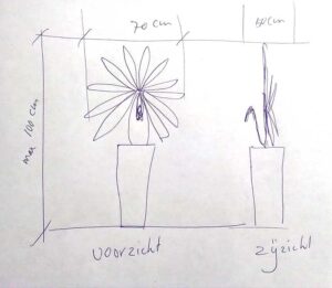 schets-grafmonument met pauw islamitische grafsteen